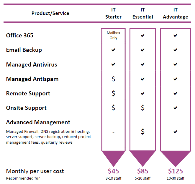 Adept IT Managed IT Support Plans
